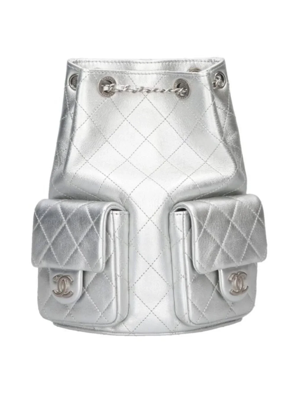 Chanel Quilted Leather Backpack